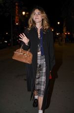 KIERNAN SHIPKA Leaves Miu Miu Dinner Party at Paris Fashion Week 10/01/2024