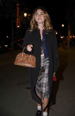 KIERNAN SHIPKA Leaves Miu Miu Dinner Party at Paris Fashion Week 10/01/2024