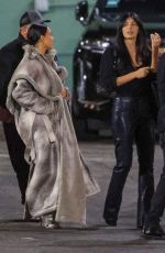 KIM KARDASHIAN and BRITTNY GASTINEAU Arrives at Paris Hilton