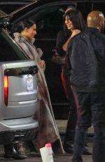 KIM KARDASHIAN and BRITTNY GASTINEAU Arrives at Paris Hilton
