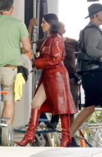 KIM KARDASHIAN and NAOMI WATSS on the Set of All