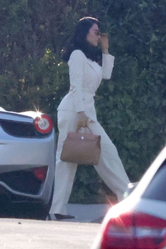 KIM KARDASHIAN on the Set of All’s Fair in Los Angeles 10/25/2024