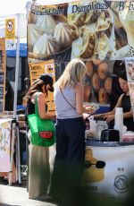 KYLE RICHARDS Out Shopping at Farmers Market in Los Angeles 09/29/2024