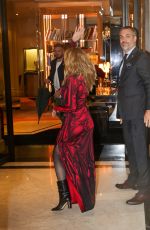 KYLIE MINOGUE Out in Paris for a TV Show Appearance 10/07/2024