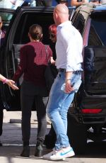 LADY GAGA Arrives at Jimmy Kimmel Live in Hollywood 10/01/2024
