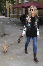 LADY VICTORIA HERVEY Out with Her Dog in London 10/06/2024