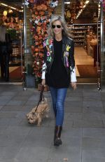 LADY VICTORIA HERVEY Out with Her Dog in London 10/06/2024