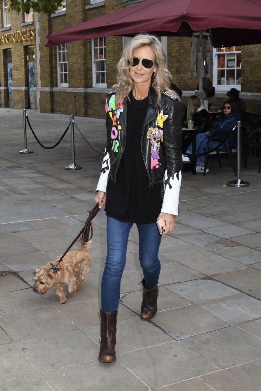 LADY VICTORIA HERVEY Out with Her Dog in London 10/06/2024