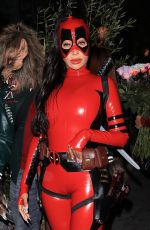 LALA ANTHONY at Deadpool Arrives at Her Halloween Party at Lavo in West Hollywood 10/30/2024