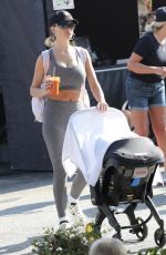 LALA KENT Out with Her Baby at Farmer