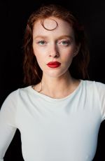 LARSEN THOMPSON at a Photoshoot, October 2024
