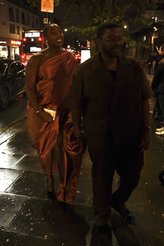 LASHANA LYNCH Arrives at BFI London Film Festival Luminous Gala 2024 at The Roundhouse 10/01/2024