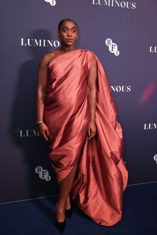 LASHANA LYNCH at BFI London Film Festival Luminous Gala 2024 at The Roundhouse 10/01/2024