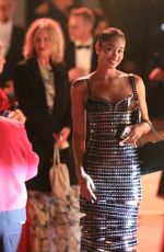 LAURA HARRIER Leaves Annual Academy Museum Gala in Los Angeles 10/19/2024
