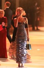LAURA HARRIER Leaves Annual Academy Museum Gala in Los Angeles 10/19/2024
