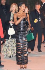 LAURA HARRIER Leaves Annual Academy Museum Gala in Los Angeles 10/19/2024