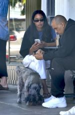 LAURA HARRIER Out with Her Boyfriend and Their Dog in Los Angeles 10/22/2024