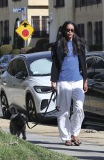 LAURA HARRIER Out with Her Boyfriend and Their Dog in Los Angeles 10/22/2024