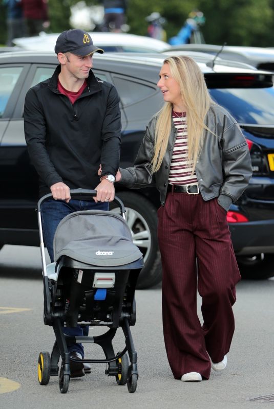 LAURA KENNY Arrives at Mum&Me Event in Warrington 10/02/2024