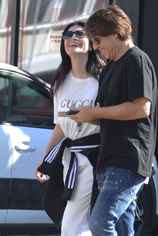 LAURA PAUSINI and Paolo Carta Out in Italy 10/03/2024
