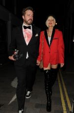 LAURA WHITMORE Arrives at Hallowzeem Party at The Conduit Club in Covent Garden 10/25/2024