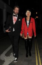 LAURA WHITMORE Arrives at Hallowzeem Party at The Conduit Club in Covent Garden 10/25/2024