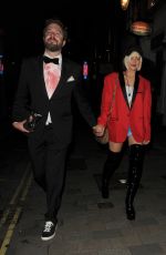 LAURA WHITMORE Arrives at Hallowzeem Party at The Conduit Club in Covent Garden 10/25/2024