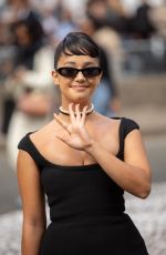 LENA MAHFOUF Arrives at Miu Miu Fashion Show at Paris Fashion Week 10/01/2024