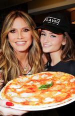 LENI and HEIDI KLUM at Crazy Pizza Opening in New York 10/29/2024