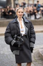 LEONIE HANNE Arrives at Miu Miu Fashion Show at Paris Fashion Week 10/01/2024