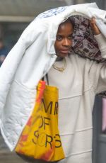 LETITIA WRIGHT Out and About in London 10/12/2024