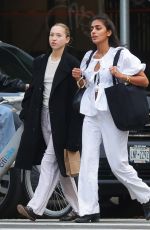 LILA GRACE MOSS Out with a Friend in New York 10/14/2024