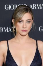 LILI REINHART at Giorgio Armani RTW Spring 2025 Fashion Show in New York 10/17/2024