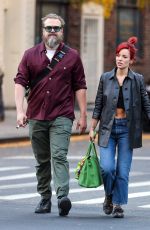 LILY ALLEN and David Harbour Out in New York City 10/22/2024