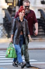 LILY ALLEN and David Harbour Out in New York City 10/22/2024
