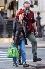 LILY ALLEN and David Harbour Out in New York City 10/22/2024