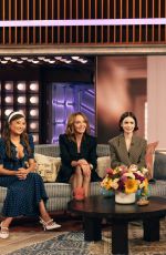 LILY COLLINS, ASHLEY PARK and PHILIPPINE LEROY-BEAULIEU at Kelly Clarkson Show 09/30/2024