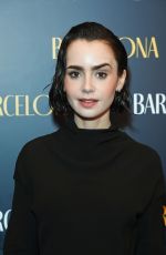LILY COLLINS at Barcelona Press Night Afterparty in London 10/30/2024