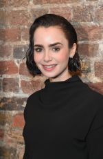 LILY COLLINS at Barcelona Press Night Afterparty in London 10/30/2024