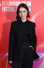 LILY COLLINS at The Summer Book Special Presentation at 68th BFI London Film Festival 10/12/2024