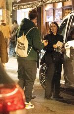 LILY COLLINS Leaves Soho House in London 10/12/2024