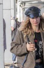 LILY JAMES Arrives at Airport in London 10/23/2024