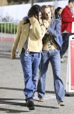 LILY-ROSE DEPP and 070 SHAKE Leaves Charli XCX Concert and Afterparty at Kia Forum in Inglewood 10/15/2024
