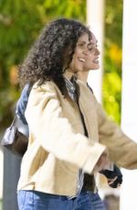 LILY-ROSE DEPP and 070 SHAKE Leaves Charli XCX Concert and Afterparty at Kia Forum in Inglewood 10/15/2024