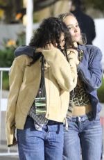 LILY-ROSE DEPP and 070 SHAKE Leaves Charli XCX Concert and Afterparty at Kia Forum in Inglewood 10/15/2024