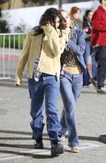 LILY-ROSE DEPP and 070 SHAKE Leaves Charli XCX Concert and Afterparty at Kia Forum in Inglewood 10/15/2024