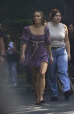 LILY-ROSE DEPP at a Street Photoshoot in Beverly Hills 10/27/2024