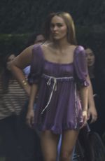 LILY-ROSE DEPP at a Street Photoshoot in Beverly Hills 10/27/2024