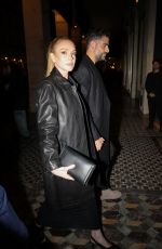 LINDSAY LOHAN Arrives at Costes Party in Paris 09/30/2024