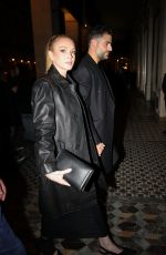 LINDSAY LOHAN Arrives at Costes Party in Paris 09/30/2024